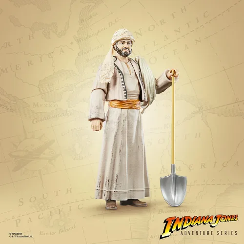 Vista 8 de Indiana Jones and The Raiders of The Lost Ark Adventure Series Sallah, figuras de acción de 6 pulgadas, niños a partir de 4 años