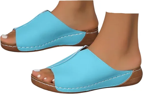 Vista 8 de Orthopedic Sandals For Women Dressy Platform Flip Flops Comfortable Walking Orthotic Slippers with Arch Support 2026