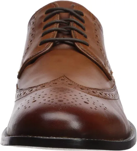 Vista 2 de Nunn Bush Nelson Wing Tip Oxford - Vestido casual con cordones para hombre