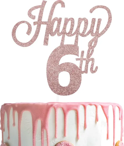Vista 12 de LINGTEER - Decoración para pastel con texto "Happy Birthday 100", color negro