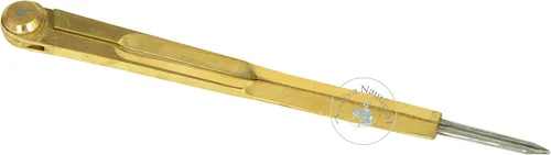 Vista 3 de Divisor de brújula de navegación de 6" con puntos de aguja de acero y Divisor de punto de acero de 6 pulgadas