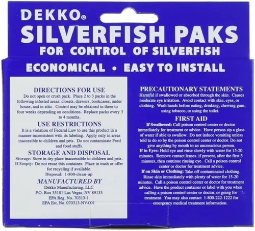 Vista 5 de Dekko Silverfish Paks (paquete de 2)