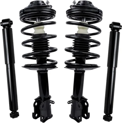 Vista 76 de Detroit Axle - Kit de amortiguadores de 4 puntales para Ford Escape 14-19, 2 puntales delanteros con resorte helicoidal 2 amortiguadores traseros