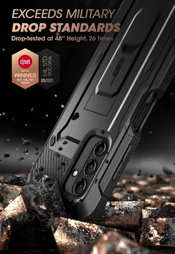 Vista 2 de SUPCASE Unicorn Beetle Pro Series - Funda para Samsung Galaxy A14 5G (versión 2022), funda resistente de cuerpo completo con protector de pantalla