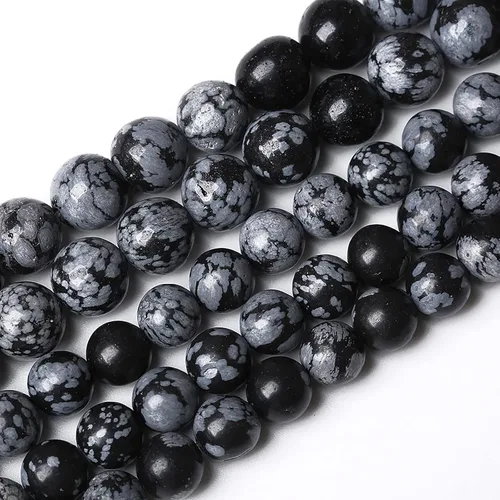 Vista 13 de 100 cuentas de piedra multicolor natural de 0.236 pulgadas (0.236 in), cuentas espaciadoras sueltas redondas para hacer pulseras, collares, aretes