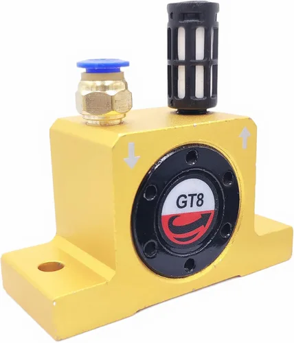 Vista 5 de Vibrador de turbina neumática GT8 Serie GT Vibrador de turbina neumática 1/8 "Componentes del sistema neumático industrial Vibradores de turbina