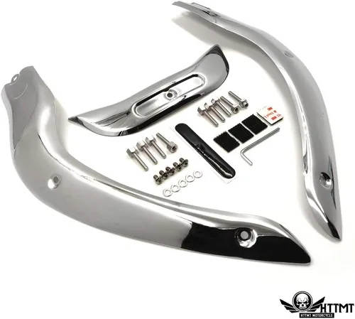 Vista 6 de HongK - Parabrisas cromado compatible con 04-13 H-D CVO Road Glide Ultra FLTR