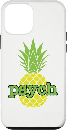 Vista 16 de Funda blanca para iPhone 16 Psych Pineapple Fruit