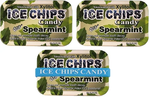 Vista 18 de ICE CHIPS Latas de caramelo de xilitol (Clove Plus, paquete de 3) - Incluye banda como se muestra