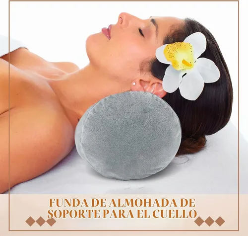 Vista 4 de Newwiee - 2 fundas de almohada cilíndricas de 17 x 7 pulgadas, color gris