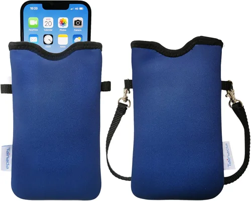 Vista 76 de Tainada Funda Estuche Bolsa de Neopreno para Teléfono para Hombres y Mujeres con Correa Cruzada/Cordón para el Cuello para iPhone 17/16/15 Pro Max
