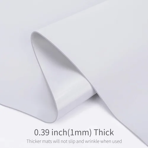 Vista 9 de LONGFITE Tapete extra grande de silicona gruesa antideslizante y resistente al calor para enrollar masa de pastelería, protector de encimera