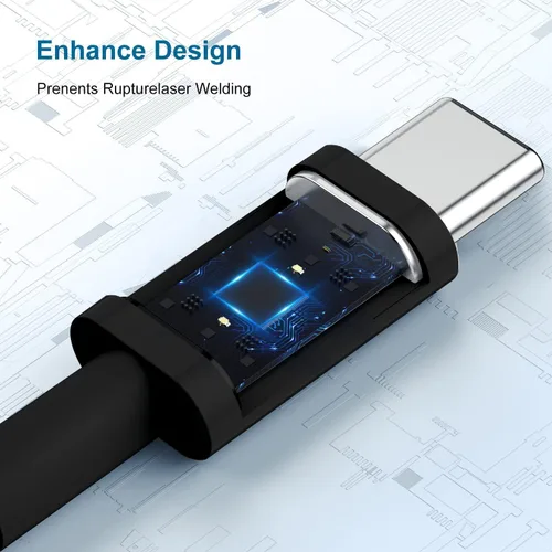 Vista 3 de Cargador para iPhone 17 16 15, enchufe de bloque de carga rápida USB C de 20 W y cable tipo C a C de 6 pies largo para Apple iPhone 17 Pro Max/17