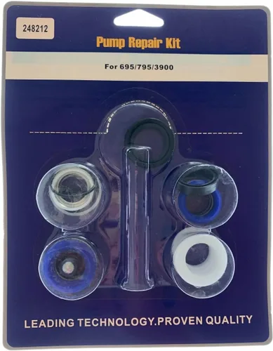 Vista 2 de 248212 Kit de embalaje de reparación de bomba para Graco Ultra Max II 695 795, LineLazer 3900, GMAX II 3900 Kit de sellos de repuesto OEM