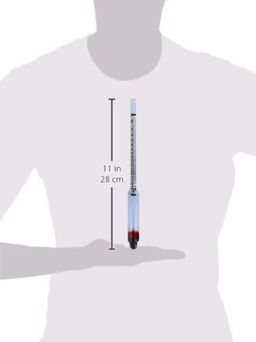 Vista 3 de Densímetro para medir porcentaje de alcohol, bebidas alcohólicas, bebidas destiladas, Moonshine Still