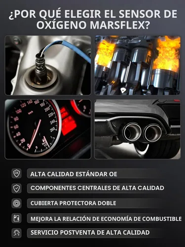 Vista 5 de Marsflex Sensor de relación de combustible del oxígeno del oxígeno O2 aguas