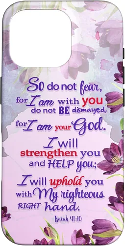 Vista 20 de So Do Not Fear for I 'm with You Isaías 41:10 - Funda cristiana para iPhone 17