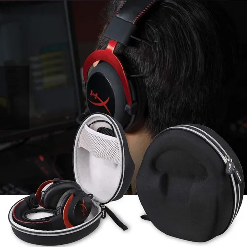Vista 5 de Aproca Funda rígida de viaje para auriculares HyperX Cloud II Gaming