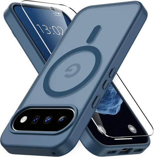 Vista 136 de Vansdon Funda para Samsung Galaxy S24 Plus, S25 Plus, S26 Plus, azul marino