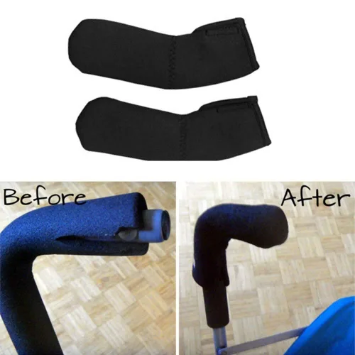 Vista 3 de 3 fundas acolchadas para arnés de hombro y fundas de manillar, agarres deslizables para cochecitos de bebé PEG PEREGO y/o accesorios de asientos