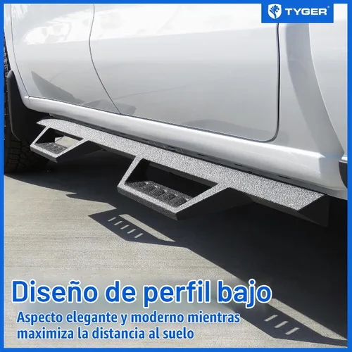 Vista 3 de Tyger Auto LanderX - Estribos laterales compatibles con Chevy Silverado GMC Sierra 1500 2019-2026; 2020-2026 2500 3500HD Cabina doble