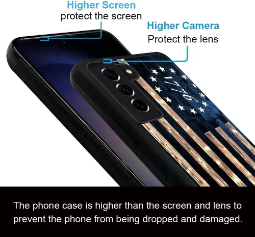 Vista 4 de DAIZAG Funda compatible con Samsung Galaxy S23 Plus, protección completa, a prueba de golpes, antiarañazos, funda de poliuretano termoplástico