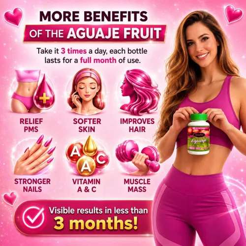 Vista 6 de Curvas naturales y equilibrio hormonal – Pastillas de Aguaje para mujeres por CurvyFruit – Soporte para glúteos, caderas y busto – 100 cápsulas