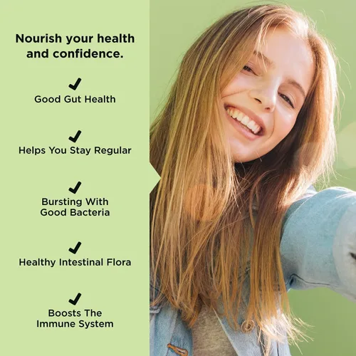 Vista 3 de JSHealth Suplemento probiótico multicepa. Fórmula avanzada para la salud intestinal con 5 cepas clínicamente estudiadas. Estable en el estante