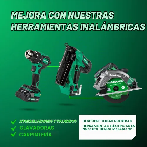 Vista 15 de Metabo HPT Clavadora Pro Brad, Clavadora Neumática de Acabado Pro-Preferida para Trabajos de Molduras, Construcción de Muebles, Ligera y Duradera
