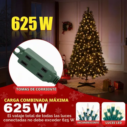 Vista 7 de GREATDAY - Soporte musical giratorio para árbol de Navidad con control remoto, altavoz Bluetooth, 10 canciones, rotación de 360°, se adapta a