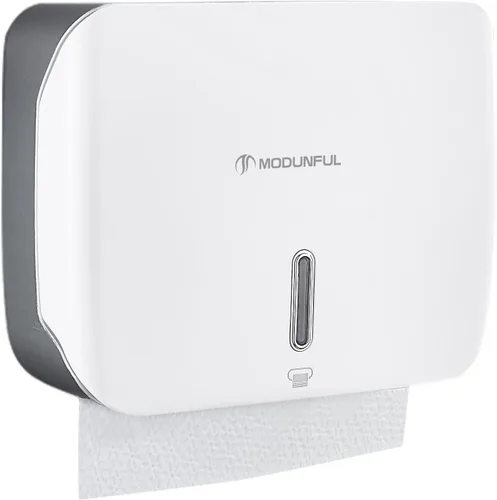 Vista 16 de Dispensador de toallas de papel para montaje en pared, dispensador de toallas de papel multipliegue adhesivo sin taladrar para baños de caravanas