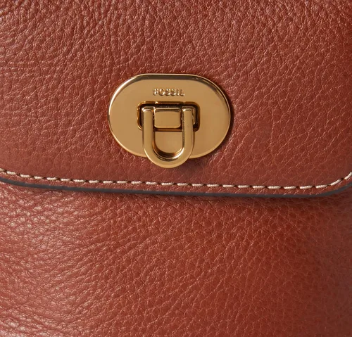 Vista 3 de Fossil Bolso bandolera Harper de cuero ecológico con solapa grande para mujer