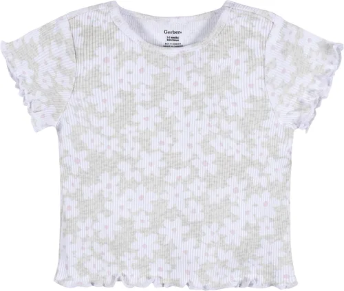 Vista 3 de Gerber Paquete de 3 camisetas de manga corta para bebé niña