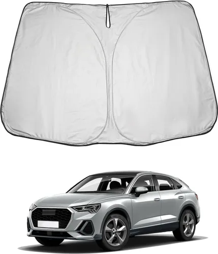 Vista 28 de LUWU Parasol para parabrisas para Dodge RAM 1500 y 2500 2009-2018 - Parasol para ventana delantera con bloqueo de rayos UV