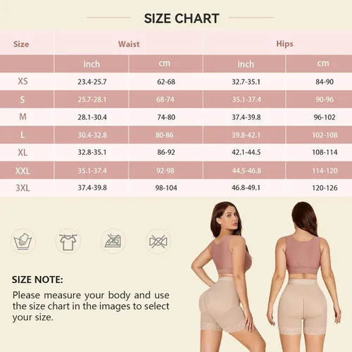 Vista 5 de SHAPSHE Fajas moldeadoras para mujer con control de abdomen pantalones cortos para levantar glúteos ropa interior de compresión