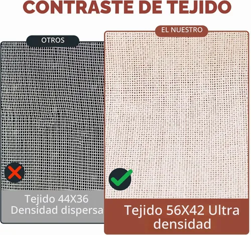 Vista 4 de 3 piezas de gasa reutilizable para colar de 20 x 20 pulgadas, gasas de grado 100 con bordes dobladillados, 100% algodón sin blanquear, colador
