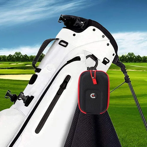 Vista 3 de ACHIX Funda rígida para telémetro de golf, compatible con Bushnell/Callaway/Tectectectec, bolsa de transporte universal para telémetro láser