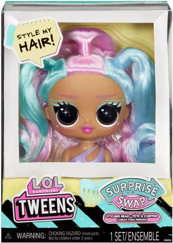 Vista 10 de L.O.L. Surprise! Tweens Surprise Swap - Cabezales de peinado que incluyen fabulosos accesorios para el cabello y un hermoso cabello, gran regalo