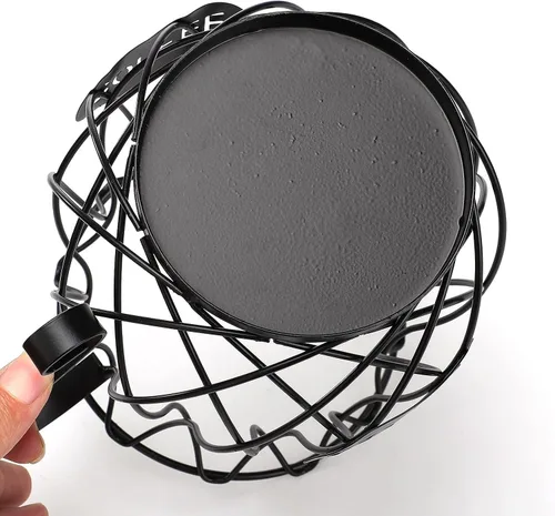 Vista 2 de Soporte multiusos para cápsulas de café con forma de taza, organizador de cápsulas de café de gran capacidad, elegante cesta de almacenamiento