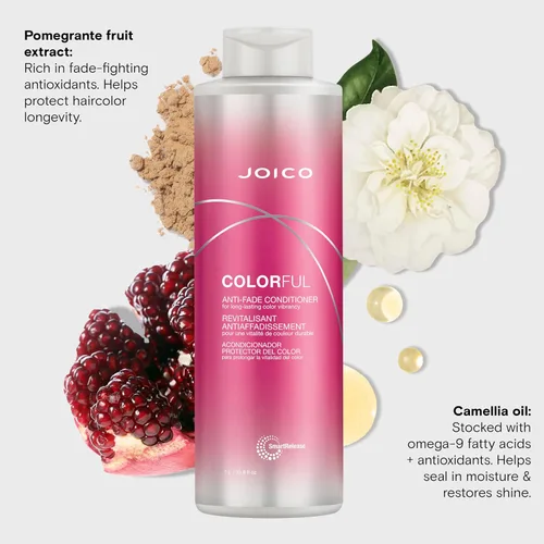 Vista 3 de Colorful Anti-Fade Conditioner For Color-Treated Hair Preserve Hair Color & Vibrancy Boost Shine & Reduce Breakage Sulfate Free With