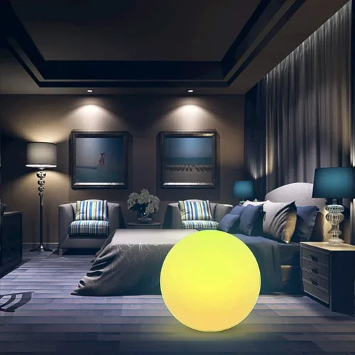 Vista 7 de LOFTEK Luz nocturna LED de 6 pulgadas para guardería con control remoto y de presión, 16 atenuación de color RGB (1P) + luz LED flotante grande