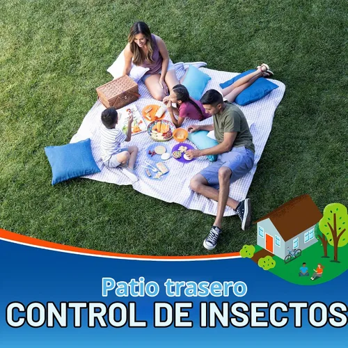 Vista 4 de Cutter Concentrado en aerosol para control de insectos en el patio trasero (paquete de 3), mata mosquitos, pulgas y hormigas listadas, 32 fl oz
