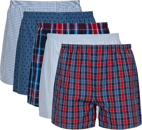 Vista 8 de Gildan Men's Underwear Boxers, Multipack Surtido azul marino (paquete de 5)