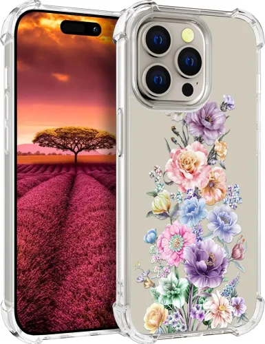 Vista 71 de Funda compatible con iPhone 15, bonita funda transparente para mujer, funda de silicona transparente para teléfono, color negro, tigre poderoso
