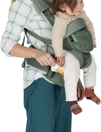 Vista 10 de Osprey Poco Soft - Portabebés convertible suave para recién nacidos - Cabestrillo ergonómico para niños pequeños