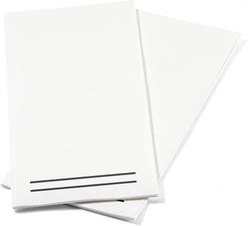 Vista 13 de Paquete de 50 toallas de mano de papel para invitados con sensación de lino, toallas de papel desechables súper absorbentes para baño, fiesta, bodas