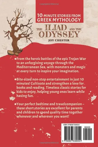 Vista 2 de 10-Minute Stories From Greek Mythology - The Iliad and The Odyssey Timeless Legendary Tales To Inspire Kids Of All Ages