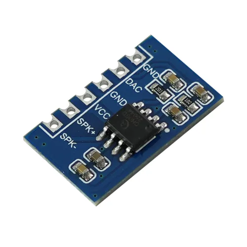 Vista 2 de CH05D Voice Chip 5W Módulo amplificador de canal único - Voltaje de alimentación de 5 V - Alta fidelidad - 10 PCS