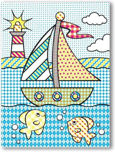 Vista 9 de Melissa & Doug My First Paint With Water - Bloc de arte para niños con pincel, piratas, espacio, construcción y más