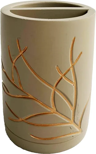 Vista 38 de Marina Decoration Juego de accesorios de baño de 4 piezas de decoración moderna de lujo, incluye dispensador de loción de jabón líquido para baño
